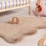 Kinderteppich Huggy Schaap Taupe