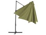 Parasol déporté SAVONA II Noir - Vert - Vert olive