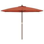 Parasol de jardin 3028552 Brun rouge