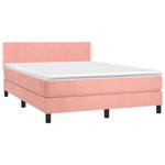 Boxspringbett 3017290-3 Pink - 144 x 193 cm