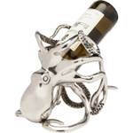 Flaschenhalter Octopus Silber - Metall