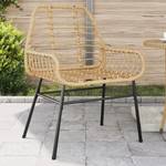 Gartenstühle 2er Set D9433 Braun - Rattan - 60 x 86 x 57 cm