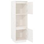 Highboard DE2837 Weiß - Massivholz - 35 x 117 x 38 cm