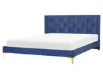 Doppelbett LIMOUX Blau - Marineblau - 167 x 96 cm