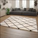 Hochflor-Teppich Maghreb 75 Creme - 60 x 90 cm