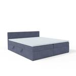 Boxspringbett Doppelbett Menorca Blau - Breite: 180 cm