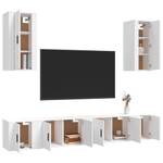 TV-Schrank 6er Set D427 Weiß