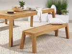 Gartenbank LIVORNO Braun - Massivholz - 169 x 46 x 45 cm