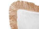 Coussin décoratif GERANIUM Beige - Blanc