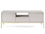 TV-Schrank AMBER Gold - Grau