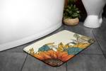 Badteppich Sonnenblume Orange - Textil - 90 x 60 x 90 cm