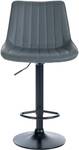 Tabouret de bar Toni Lot de 2 Gris