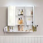Spiegelschrank Badezimmerschrank Weiß - Holzwerkstoff - 15 x 70 x 70 cm