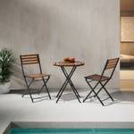 Pack 2 chaises de jardin Ambar Noir