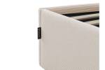 Cadre de lit EDGAR (sommier relevable) Beige - Bois manufacturé - 198 x 82 x 149 cm