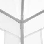 Gartenpavillon 84C-432V00WT Weiß - Textil - 270 x 254 x 270 cm