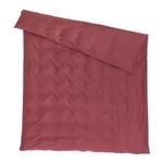 housse de duvet BIO-JACQUARD Rouge - Largeur : 200 cm