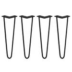 4 x 2 Streben 40.5cm Hairpin-Tischbeine