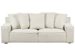 3-Sitzer Sofa VISKAN Weiß - Textil - 200 x 67 x 82 cm