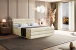 Boxspringbett CELESTIA-Z Ecru - Breite: 120 cm - H4