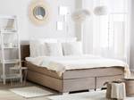 Boxspring Bett CONSUL Beige - Creme - Silber - Breite: 191 cm