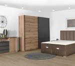 Kleiderschrank American XL Braun - Holzwerkstoff - 230 x 220 x 64 cm