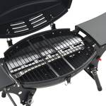 vidaXL Tragbarer Gasgrill mit Kochzone Schwarz - Metall - 103 x 47 x 103 cm