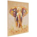 脰lgem盲lde Elefant handgemalt