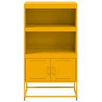 Highboard DE8287 Weiß - Metall - 39 x 107 x 69 cm