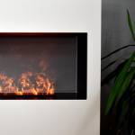Glow Fire Goethe OMC500 Elektrokamin Weiß - Holzwerkstoff - Metall - 100 x 100 x 38 cm