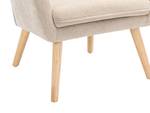 Fauteuil  SERINO Beige - Textile - 68 x 79 x 65 cm