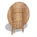 Ensemble de mobilier de jardin Marron - Bois massif - 80 x 70 x 80 cm