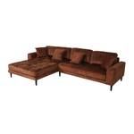 Ecksofa J54 Braun - Textil - 295 x 76 x 178 cm