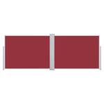 Seitenmarkise Rot - Textil - 1000 x 100 x 1 cm