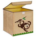 Aufbewahrungsbox für Kinder Beige - Braun - Grün