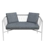 Rattan Gartenmöbel-Set 860-313V00GY Grau - Polyrattan - 68 x 67 x 121 cm