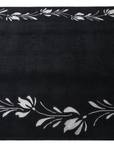 Tapis Darya CXI Noir - Textile - 173 x 1 x 241 cm