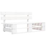 Canapé central palette 3016504-8 Vert clair - Blanc