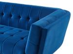 Sofa SAMANTHA Blau - Textil - 91 x 76 x 200 cm