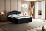 Boxspringbett VILA-1 Schwarz - Breite: 140 cm - H3