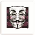 Maske Anonymous Bild leinwand auf