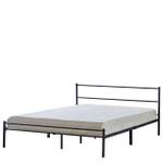 Metallbett Muz-0501 Schwarz - Breite: 167 cm