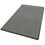 Shaggy-Teppich Barcelona Grau - Kunststoff - 80 x 3 x 50 cm