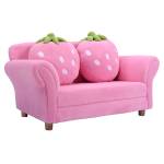 Kindersessel Sessel Sofa Pink - Textil - 55 x 48 x 95 cm