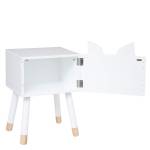 Kinder Nachttisch RENARD Massivholz - 31 x 10 x 37 cm