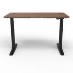 Höhenverstellbarer Tisch Arogno Braun - Metall - 120 x 117 x 60 cm
