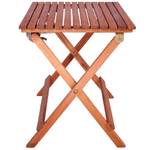 Bistro-Set-k264 ( 3-tlg ) Braun - Massivholz - Höhe: 1 cm