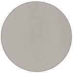 Basic Velours Teppich Carla Rund Grau - 133 x 133 cm