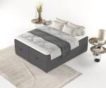 Premium Boxspringbett Reto Anthrazit - Breite: 122 cm