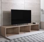 TV-Schrank Luke H2 mit Füße Braun - Holzwerkstoff - 160 x 32 x 40 cm